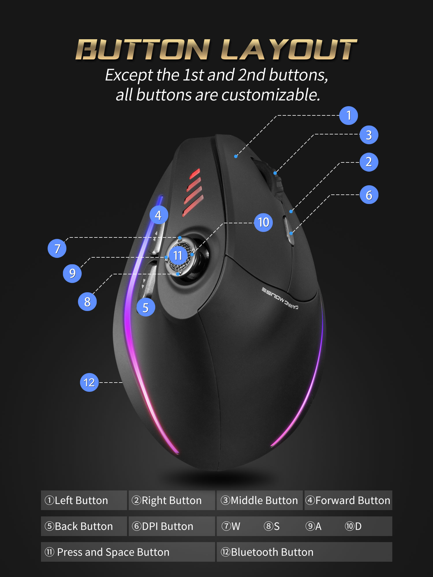 Jomaa RGB Backlit Wireless Ver - Pc Gaming Used avaliação e preço